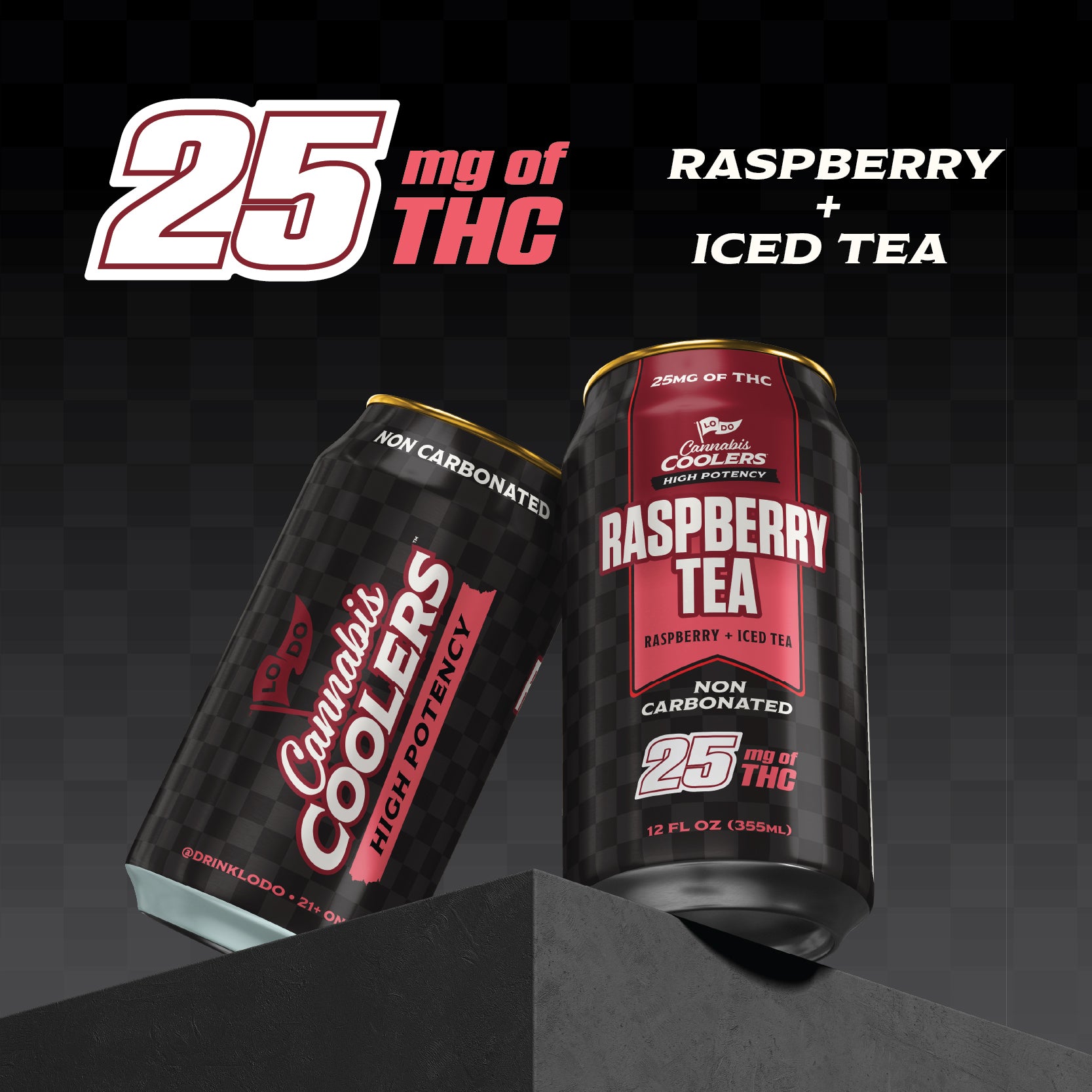 25mg Rasberry Tea - LoDo 25mg Raspberry Tea cans (2 of 5)