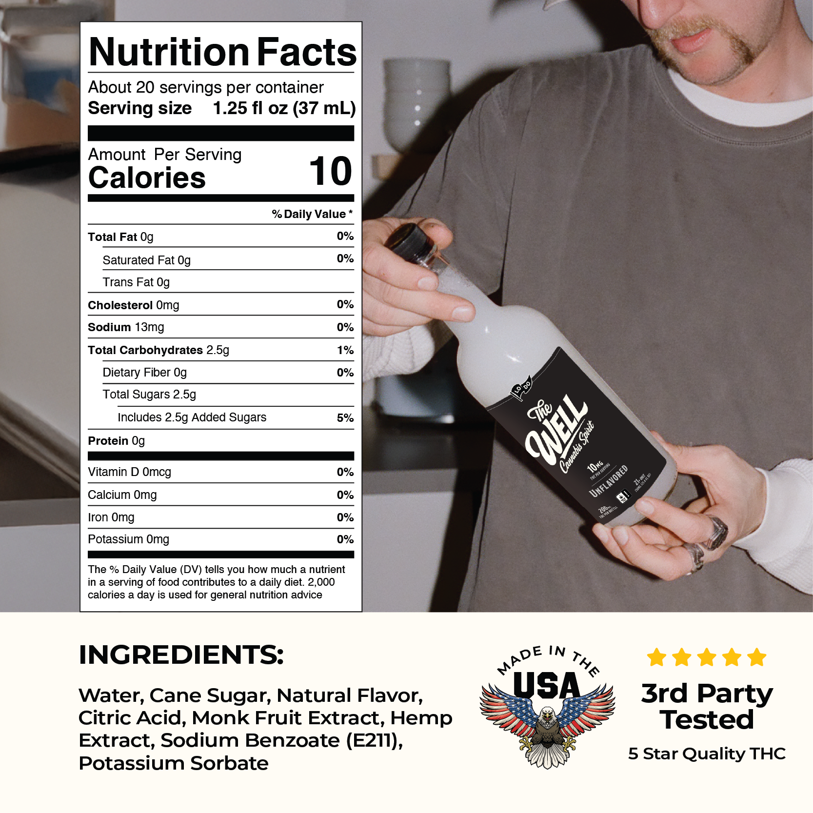 Alcohol-free 750ml spirit for shooting, sipping or mixing. 10mg per ...