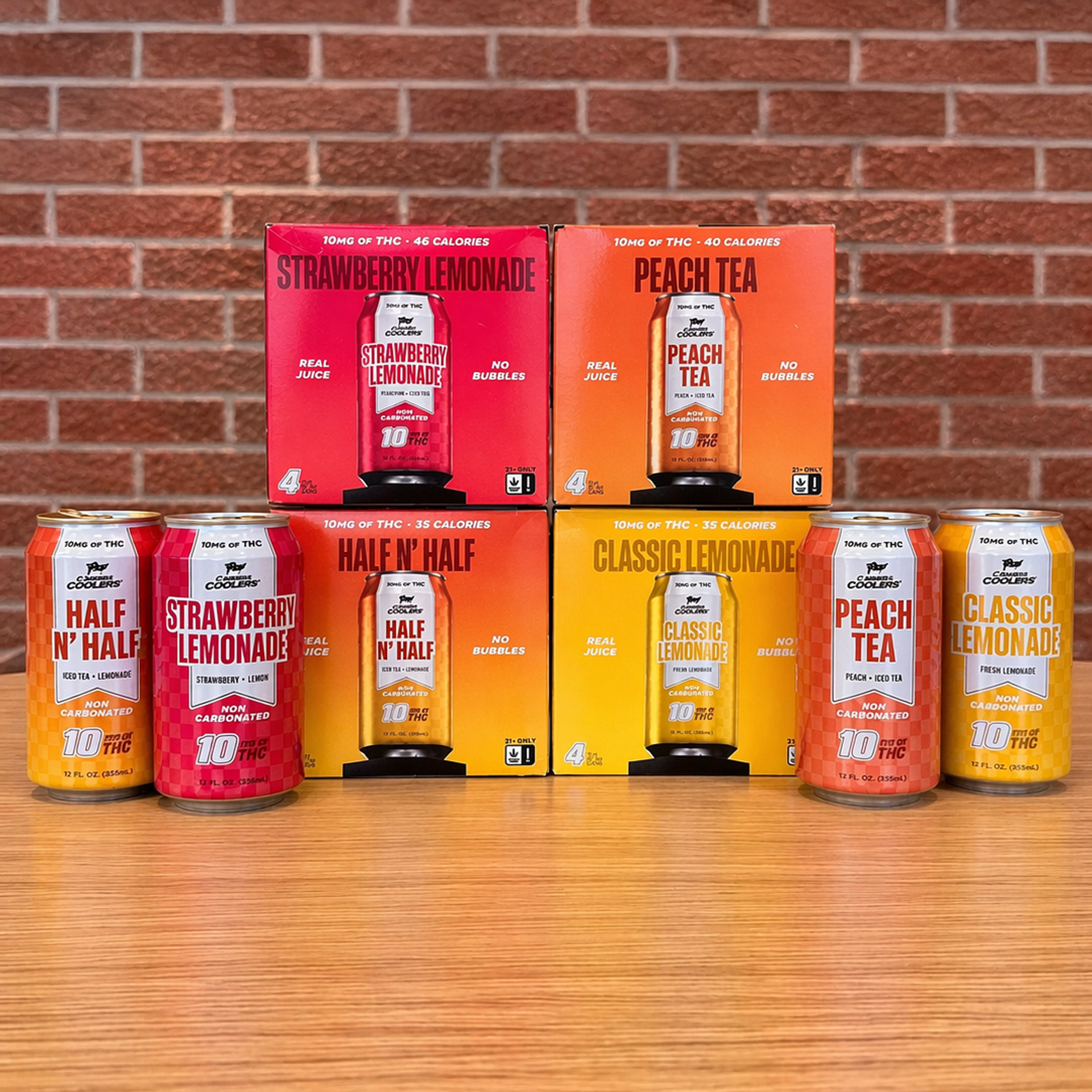 LoDo Cannabis Coolers — hemp-derived Delta-9 THC iced teas and lemonades in 5mg and 10mg